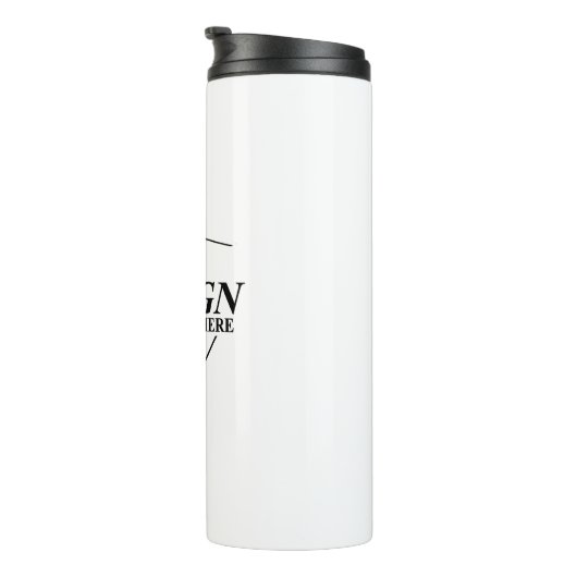 Custom Design Creëer Uw eigen Sjabloon Thermosbeker (Geroteerd rechts)