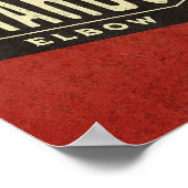 Custom design kunst voor hem poster (Hoek)