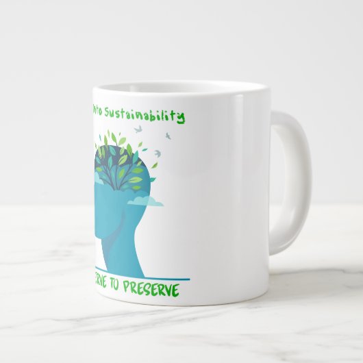 Custom design Mug for Sustainability Professional (Devant droit)