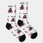 Custom Design Sokken Football HAMbyWG (Rechts)