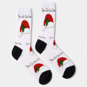 Custom Design Sokken Santa hat (Rechts)