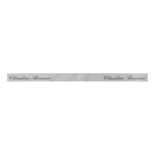 Custom Designer Name Product Ribbon Business Lint (Voorkant)