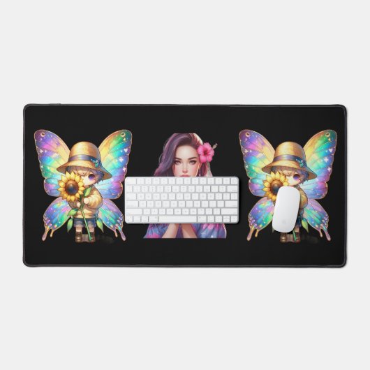 custom desk mat (Keyboard & Muis)