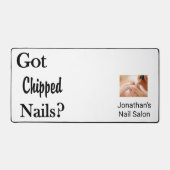 Custom Desk Mat for Salon Owner Barber Nail Salon (Recto)
