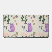 Custom Desk Mat Kat Vis Cactus (Voorkant)