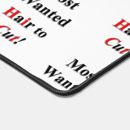 Custom Desk Mat voor Salon Eigenaren Haar te Knipp (Hoek)