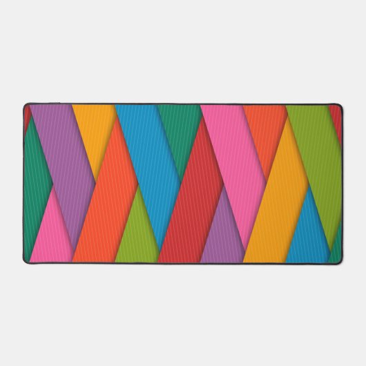 Custom Desk Mat voor Salon Eigenaren Kleurrijk (Voorkant)