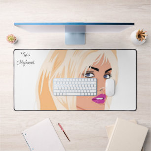 Custom Desk Mat voor Salon Eigenaren Stylist