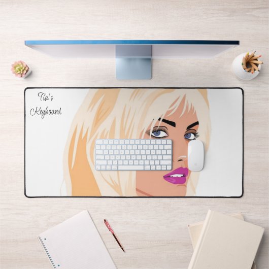 Custom Desk Mat voor Salon Eigenaren Stylist (Kantoor 1)