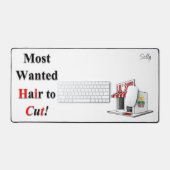 Custom Desk Mat voor Salon Eigenaren Stylist (Keyboard & Muis)