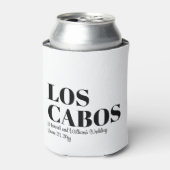 Custom Destination Wedding Welkom bij Los Cabos Blikjeskoeler (Blikje Voorkant)