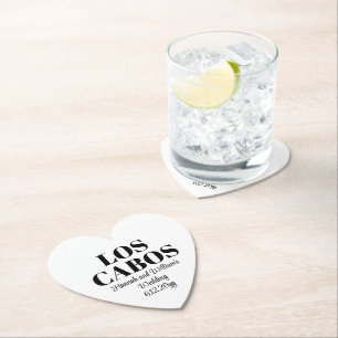 Custom Destination Wedding Welkom bij Los Cabos Kartonnen Onderzetters