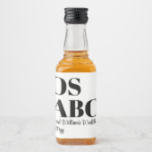 Custom Destination Wedding Welkom bij Los Cabos Likeurfles Etiket (Voorkant)