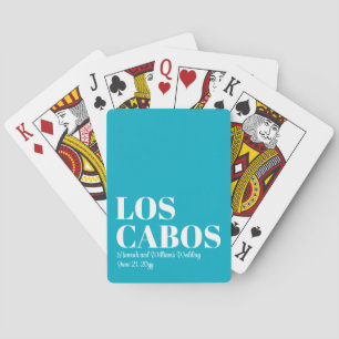 Custom Destination Wedding Welkom bij Los Cabos Pokerkaarten