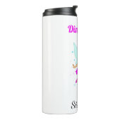 Custom Dinkerbell - Grappige pickleball voor haar Thermosbeker (Gedraaid links)