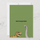 Custom Dinosaur Jungle 1st Birthday Invitation (Dos)