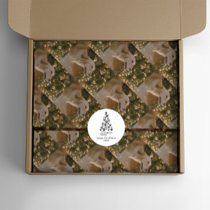 Custom Dog Afbeelding Custom Pet Photo Christmas Tissuepapier