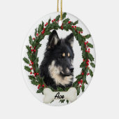 Custom Dog Cat Pet Ornament X-mas - Upload Photo (Rechts)