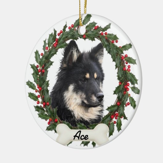Custom Dog Cat Pet Ornament X-mas - Upload Photo (Links)