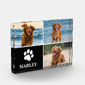 Custom  Dog Lover 3 Photo Collage Photo Block Fotoblokken (Links)