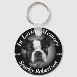 Custom Dog Memorial Sleutelhanger