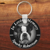 Custom Dog Memorial Sleutelhanger (Voorkant)
