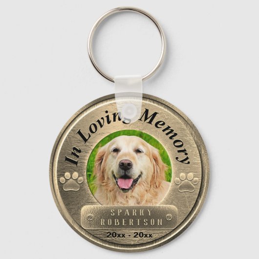 Custom Dog Memory Sleutelhanger (Voorkant)