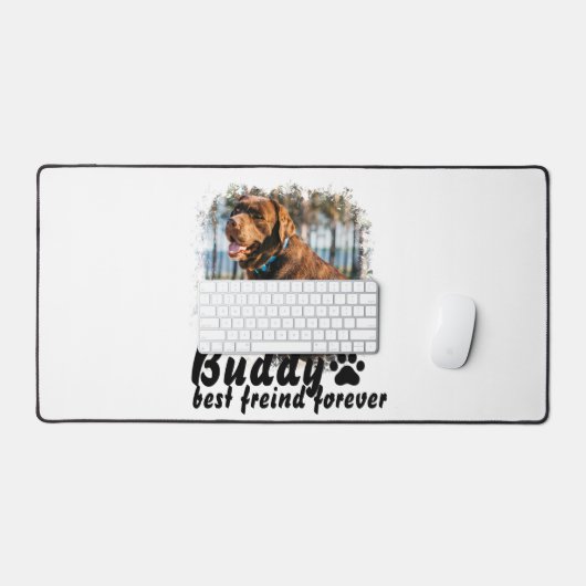 Custom Dog Mouse Pad & Desk Mat – Personalize with (Clavier et souris)