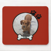 Custom Dog Mousepad Muismat (Voorkant)