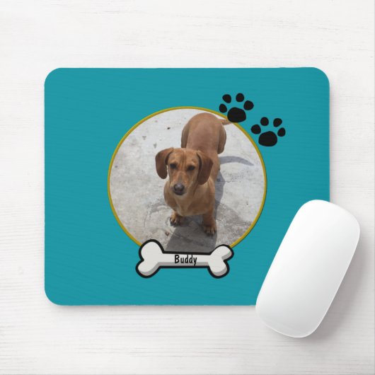 Custom Dog Mousepad Muismat (Met muis)