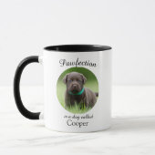 Custom Dog Mug with picture Mok (Links)