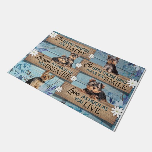 Custom Dog Names Doormat, Funny Dogs Mat (Schuin)