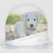 Custom Dog Pet Photo Christmas Holiday Keepsake (Arrière)