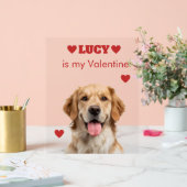 Custom Dog Photo Acrylic Sign (Mariage)