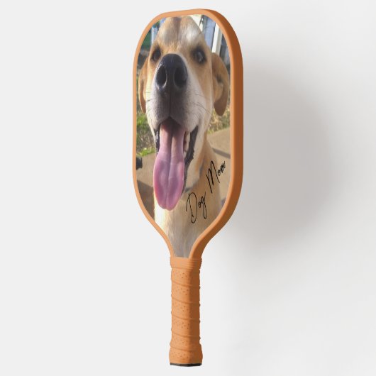 Custom Dog Photo Dog Mam Pickleball Paddle (Links)