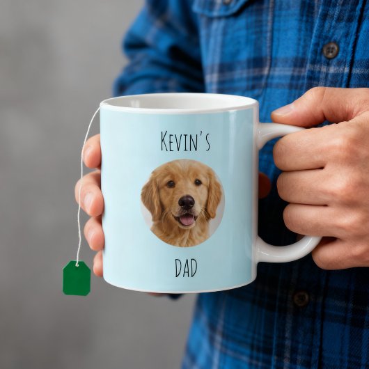 Custom Dog Photo Mug | Personalized Pet Dad Gift