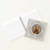 Custom Dog Photo Notebook | Elegant Pet Keepsake Notitieboek (Binnen)