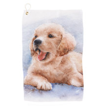 Custom Dog Photo Pet Cute Golfer 