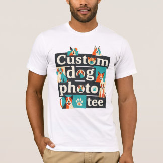 Custom Dog Photo Tee T-shirt