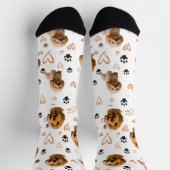 Custom Dog Photo – Valentine Gift for Dog Lover Sokken (Top)