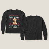 Custom Dog Ugly Christmas Sweatshirt with Photo (Voorkant /achterkant)