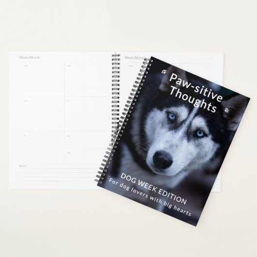 Custom Dog Week Planner – Schattige & (Display)