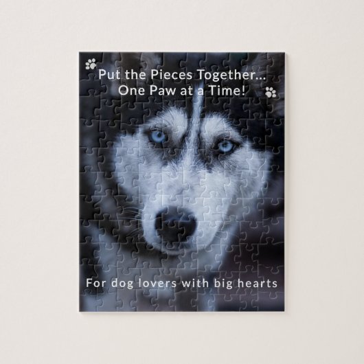 Custom Dog Week Puzzel – Schattige & (Verticaal)