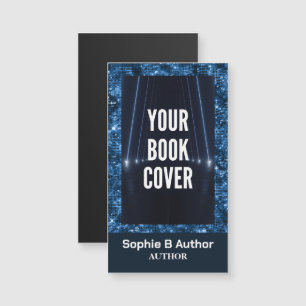 Custom Donkerblauw Sci Fi Auteur Boek Hoesje