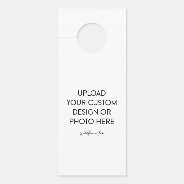 Custom Door Hanger Card (Voorkant)