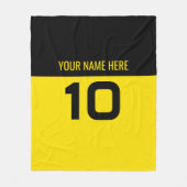 Custom Dortmund Fleece Deken (Voorkant)