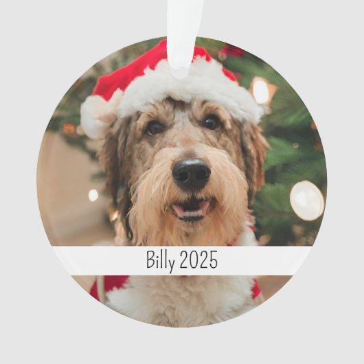 Custom Double Sided Dog Pet Christmas (devant)