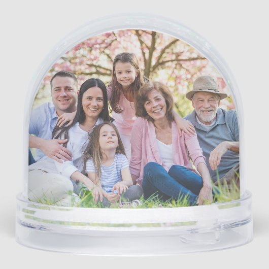 Custom Double Sided Family Two Photo (Arrière)
