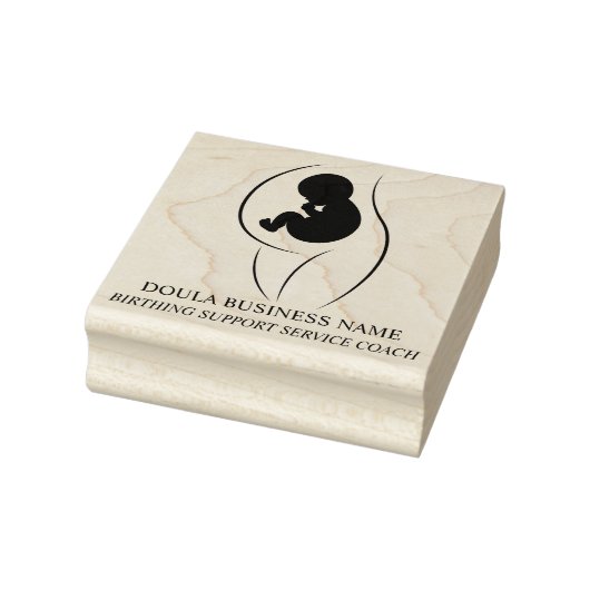 Custom Doula & Birth Coach Professional Logo Rubberstempel (Stempel)