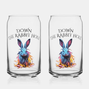 Custom Down Rabbit Hole Blue Bunny